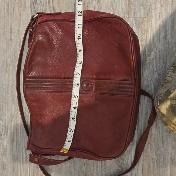 Vintage Aigner Leather Shoulder Bag - Picture 8 of 9